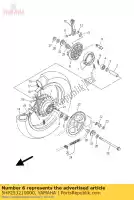 5HP253210000, Yamaha, plaque, sabot de frein yamaha  tt r 125 2000 2001 2002 2003 2004 2017 2018 2019 2020, Nouveau