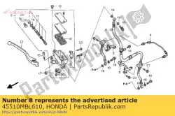 Tutaj możesz zamówić zespó? Cylindra, fr. B od Honda , z numerem części 45510MBL610: