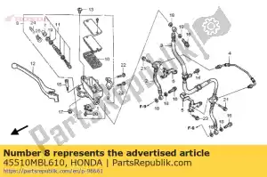 Honda 45510MBL610 zespó? cylindra, fr. b - Dół