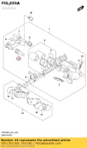 suzuki 5911301D00 isolant - La partie au fond