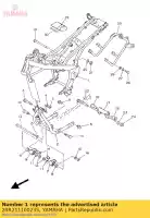 2RR211100235, Yamaha, frame comp. yamaha ysr 50, Nieuw