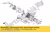 11514MGED01, Honda, gasket, reduction gear ba honda vfr  f crosstourer x dtc fd xd dct vfr1200fd vfr1200xd 1200 , New