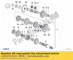 bmw 23002343193 disco di arresto - 25,6x28,5x1,5 - Il fondo