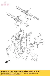 yamaha 5UX122220000 plug - Onderkant