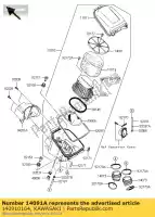 140910164, Kawasaki, pokrywa kvf750-a1 kawasaki brute force kvf 650 750 2005 2006 2007 2008 2009 2010 2011 2012 2013 2014, Nowy