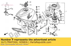 Aqui você pode pedir o b e b em Honda , com o número da peça 16717MATD00: