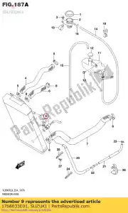 suzuki 1768033E01 interrupteur, ventilateur rdtr - La partie au fond