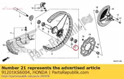 Here you can order the oil seal, 26x37x7 (arai) from Honda, with part number 91201KS6004: