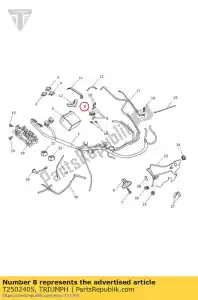 triumph T2502405 interruptor, detecção de queda - Lado inferior