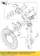 Caliper-sub-assy,fr,silv ex250 Kawasaki 430800093GN