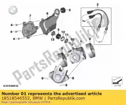 Ici, vous pouvez commander le volet d'échappement - d = 57 auprès de BMW , avec le numéro de pièce 18518546552: