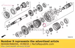 Aquí puede pedir arandela, especial, 25 mm de Honda , con el número de pieza 90406HN8000: