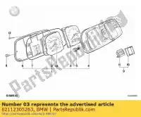 62112305263, BMW, contagiri bmw  750 1000 1984 1985 1986 1987 1988 1989 1990 1991 1992 1993 1994 1995 1996, Nuovo