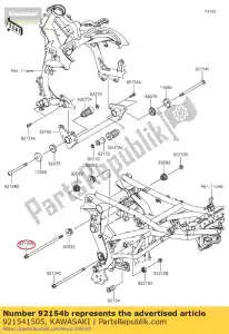 Kawasaki 921541505 ?ruba z ko?nierzem 10x237 - Dół