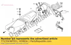 Aquí puede pedir asiento captura comp de Honda , con el número de pieza 77235KWF951: