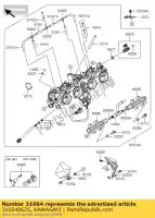 310640625, Kawasaki, pipe-comp, fuel zr800ads kawasaki z 800 2013 2014 2015 2016, Nuevo