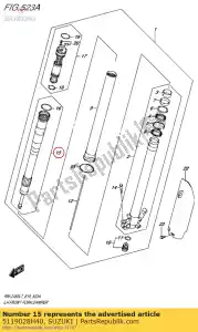 Suzuki 5119028H40 cylinder - Bottom side