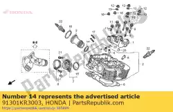 Here you can order the oring, 25. 5x2. 5 (arai) from Honda, with part number 91301KR3003: