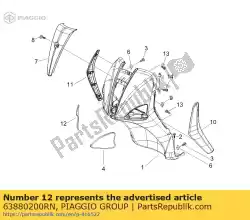 Ici, vous pouvez commander le serrure el. Auprès de Piaggio Group , avec le numéro de pièce 63880200RN: