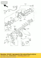 211631125, Kawasaki, Startmotor kawasaki en ltd 450 500 1985 1986 1987 1988 1989 1990 1992 1993 1994 1995, Nieuw