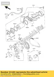 startmotor van Kawasaki, met onderdeel nummer 211631125, bestel je hier online: