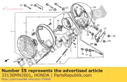 Aqui você pode pedir o socket assy., luz de posição em Honda , com o número da peça 33130MN2601: