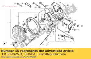 honda 33130MN2601 socket assy., luz de posição - Lado inferior