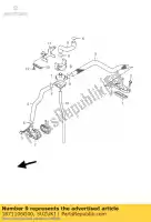 1871106G00, Suzuki, tubo flessibile, 2a aria cl suzuki sv  s s2 sz u su sz1 dl vstrom u2 sz2 dl1000 v strom sv1000ns sv650ns 1000 650 , Nuovo