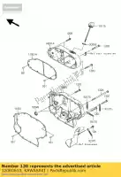 120R0610, Kawasaki, bullone-presa zx900-c1 kawasaki vn zr zrx zx zxr 750 900 1200 2000 1998 1999 2000 2001 2002 2003 2004 2005 2006 2008 2009 2010, Nuovo