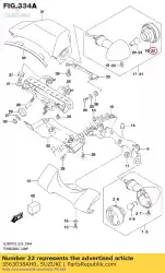 Here you can order the lens from Suzuki, with part number 3563038AH0: