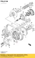 2112038F00, Suzuki, gezicht, beweegbaar dr suzuki  lt a 400 2002 2003 2004 2005 2006 2007 2008 2009 2010 2011 2012 2014 2015 2016 2017 2018 2019, Nieuw