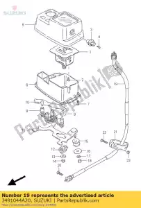 Suzuki 3491044A20 kabel, spee - Onderkant