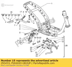 Ici, vous pouvez commander le repose pieds auprès de Piaggio Group , avec le numéro de pièce 295453: