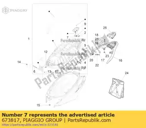 Piaggio Group 673817 cam - Lado inferior