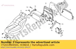 blijf stoel voor van Honda, met onderdeel nummer 77201KS4000, bestel je hier online: