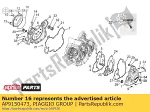 Piaggio Group AP9150473 ?ruba imbusowa m6x10 - Dół