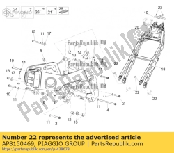 Aprilia AP8150469, Binnenzeskantschroef m10x30, OEM: Aprilia AP8150469