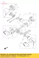 2C08334A0000, Yamaha, obiettivo comp yamaha  vmx wr yzf r 250 600 1000 1700 2006 2007 2008 2009 2010 2011 2012 2013 2014 2015 2016 2017 2018 2019 2020, Nuovo