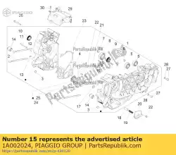 Ici, vous pouvez commander le jet de refroidissement de piston auprès de Piaggio Group , avec le numéro de pièce 1A002024: