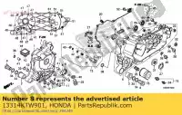 13314KTW901, Honda, Bearing c, crankshaft r. honda nss forza a sh i  xa sporty r ar sh300 sh300a nss250a nss250s sh300ar sh300r sh300ra nss300a 250 300 , New