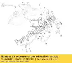 Qui puoi ordinare volet da Piaggio Group , con numero parte CM028208: