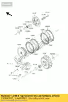 130880005, Kawasaki, plate-friction kx250-n1 kawasaki kx 250 2004, New