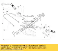 1B001227, Piaggio Group, stuur met u.p. vespa rp8m82221, rp8m82413, rp8m82211, rp8m8243, zapma1401, rp8m8245, rp8m82121, rp8m82416, rp8m82413 rp8m82313, rp8m82514 rp8m82511, rp8m82121, rp8m82313, rp8m82514,  rp8md1101,  rp8md1201 sprint vespa vespa sprint vespa sprint iget vespa sprint sport za, Nieuw