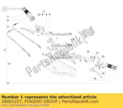 Here you can order the handlebar with u. P. From Piaggio Group, with part number 1B001227: