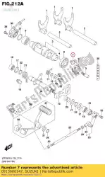 Here you can order the screw,6x12 from Suzuki, with part number 0913606147: