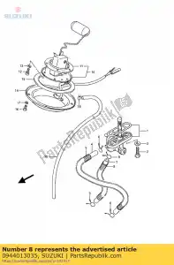 Suzuki 0944013035 spring - Bottom side