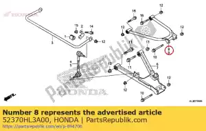 honda 52370HL3A00 arm assy., r. rr. upper - Bottom side