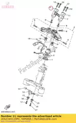 houder, handvat boven van Yamaha, met onderdeel nummer 1E62344110P0, bestel je hier online: