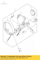 3512113F10, Suzuki, jednostka, reflektor suzuki gz 125 250 1998 1999 2000 2002 2003 2004 2005 2006 2007, Nowy
