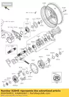 920450802, Kawasaki, Cuscinetto-ball, 40x60x12 kawasaki ninja h2r  p h2 n 1000 , Nuovo